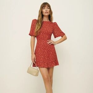 Reformation Alaina Dress Orange - Size 6